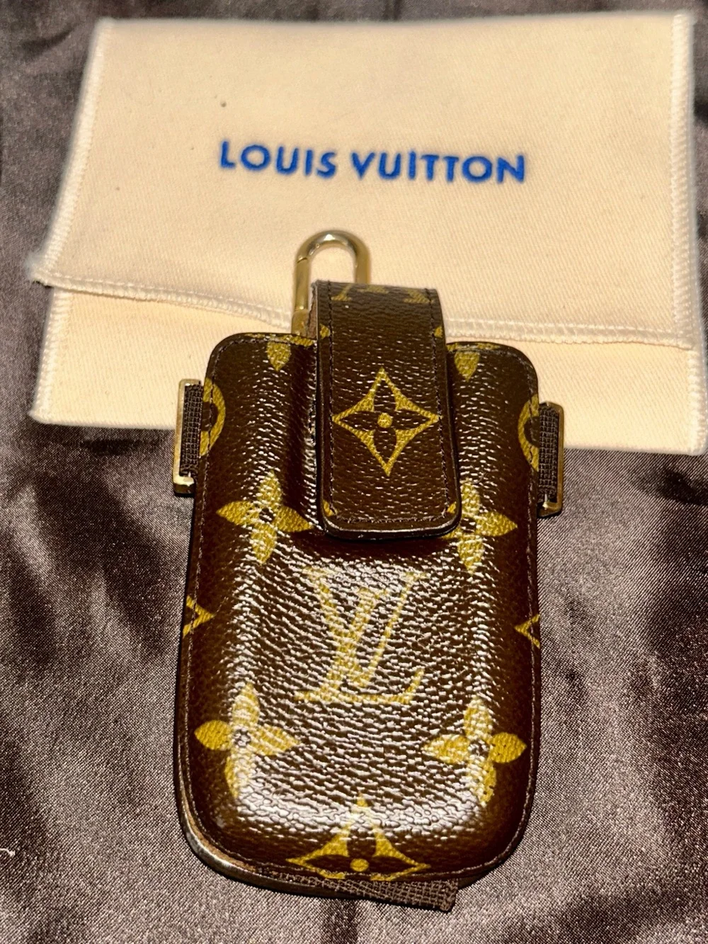 Louis Vuitton Monogram Etui TelePhone International PM, Collectable